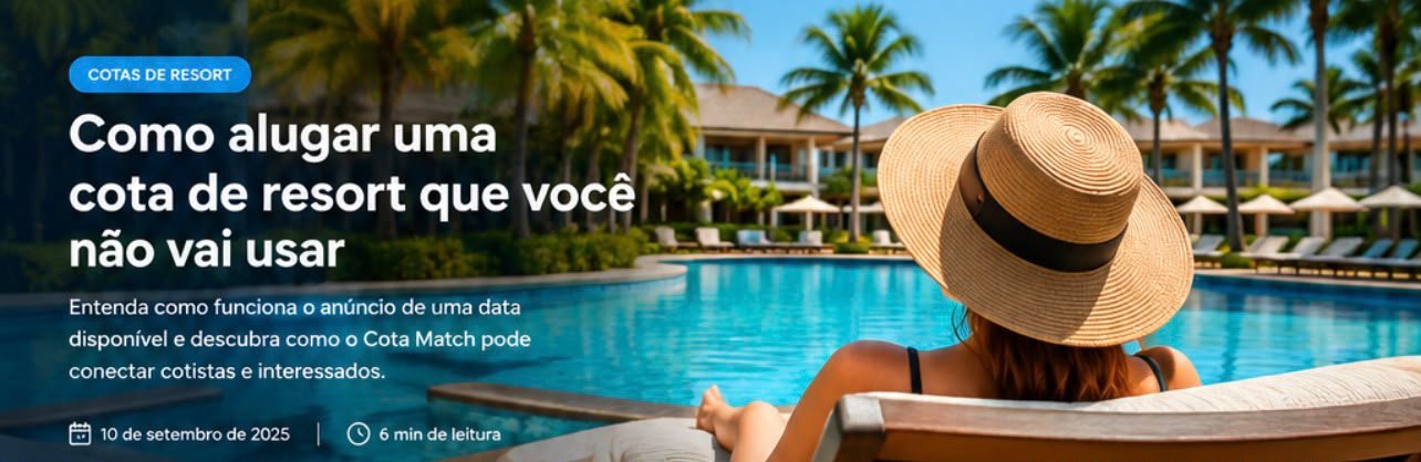 Como alugar uma cota de resort que você não vai usar — Cotas de Resort
